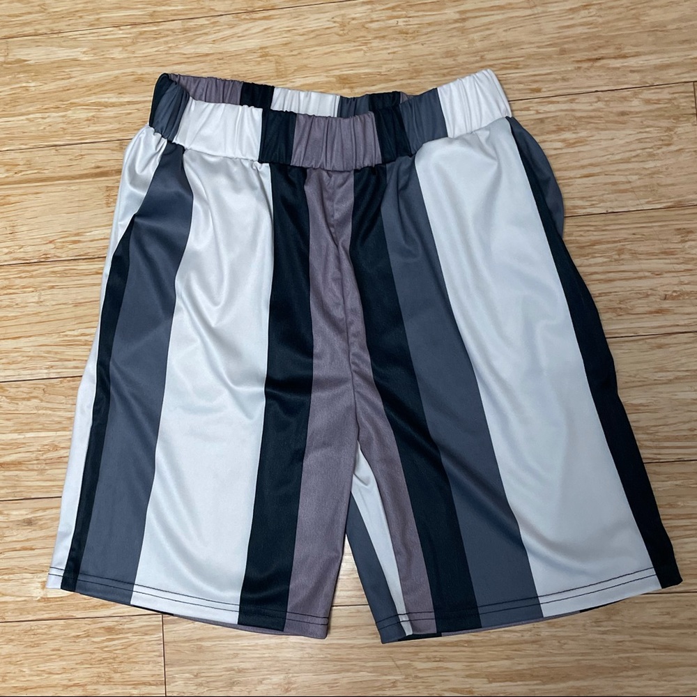 Men’s striped stretch lounge shorts Zara